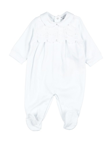 EMPORIO ARMANI Tutina Baby  Bianco 100% Cotone