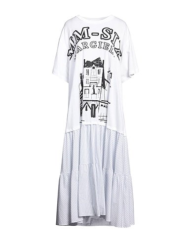 MM6 MAISON MARGIELA Long dress 100% Cotton, Elastane