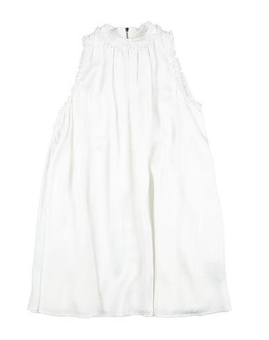 BALMAIN Dress White 87% Acetate, 8% Silk, 5% Polyamide