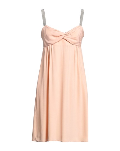 FABIANA FILIPPI Minivestido Rosa palo 74% Acetato, 26% Seda, Ecobrass