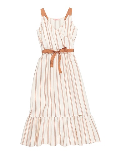 LIU •JO Dress Ivory 56% Cotton, 26% Linen, 18% Viscose