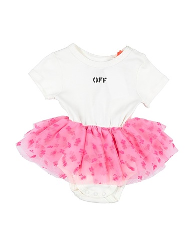 OFF-WHITE™ KIDS Vestito Baby  Bianco 100% Cotone, Poliammide