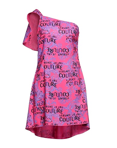 VERSACE JEANS COUTURE Short dress Fuchsia 100% Polyester