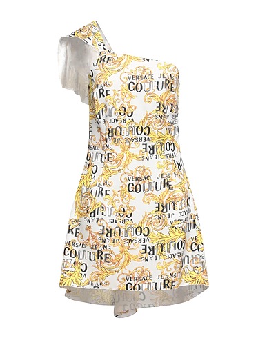 VERSACE JEANS COUTURE Short dress White 100% Polyester