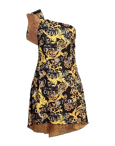 VERSACE JEANS COUTURE Short dress Black 100% Polyester