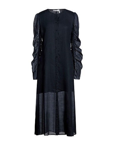 CHLOÉ Elegant dress Navy blue 100% Ramie