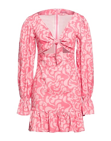 MIYETTE Short dress Pink 97% Cotton, 3% Elastane