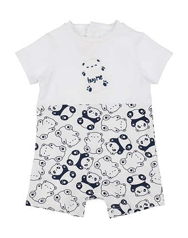 MINIBANDA by SARABANDA Baby jumpsuit  White 95% Cotton, 5% Elastane