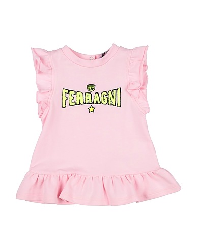CHIARA FERRAGNI Vestito Baby  Rosa 95% Cotone, 5% Elastan
