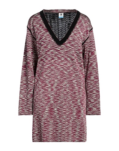 MISSONI ミニワンピース・ドレス ボルドー レーヨン 49% / ウール 49% / ナイロン 2%
