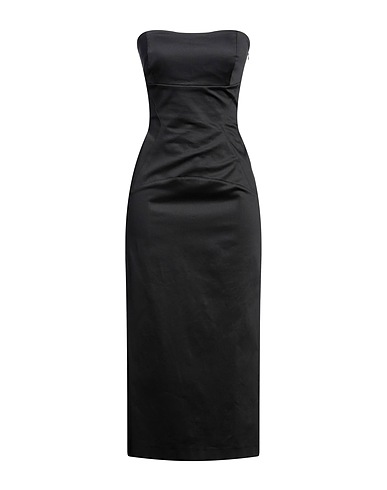 GRIFONI Midi dress 96% Cotton, 4% Elastane