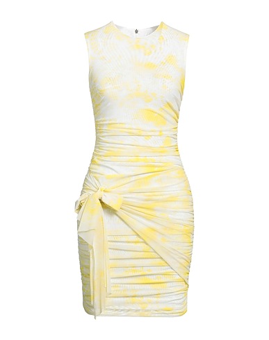 MSGM Vestito corto Giallo pastello 94% Poliammide, 6% Elastan