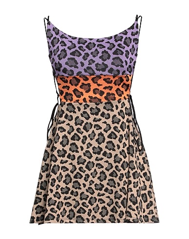F**K PROJECT Vestito corto Malva 55% Viscosa, 41% Poliestere, 4% Elastan