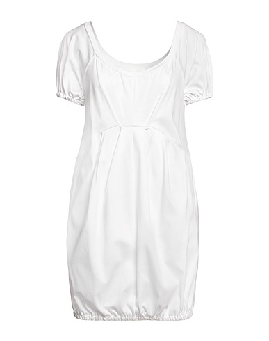 SPORTMAX Short dress White 52% Modal, 48% Cotton