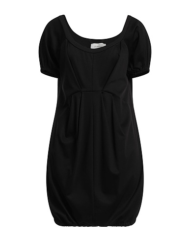 SPORTMAX Vestito corto Nero 52% Modal, 48% Cotone