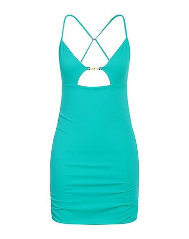 BARROW Short dress Emerald green 80% Polyamide, 20% Elastane