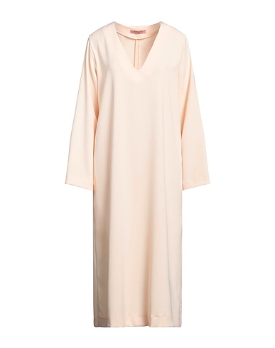 ROSÉ A POIS Robe mi-longue 97% Polyester, 3% Élasthanne