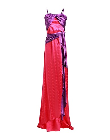 REDEMPTION Vestito in Seta Viola 100% Seta