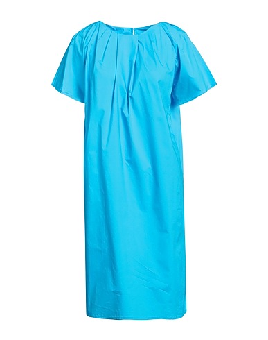 ROSÉ A POIS Short dress Azure 100% Cotton