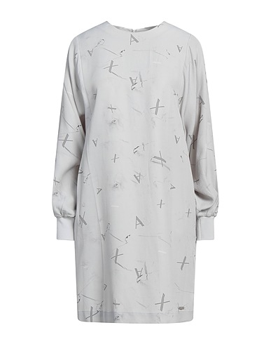 ARMANI EXCHANGE Short dress Light grey 100% Viscose