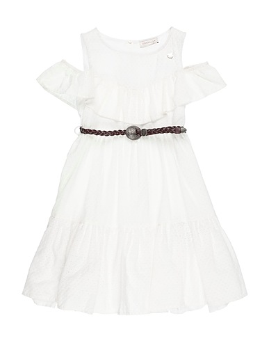 MONNALISA Kleid Weiß 100% Baumwolle