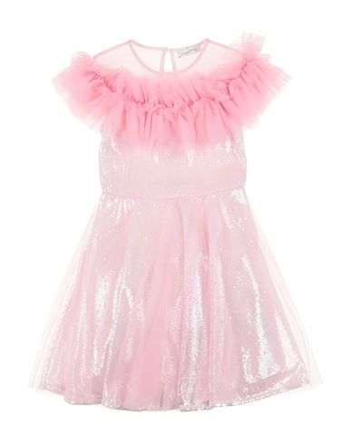 MONNALISA Dress Pink 100% Polyester, Polyamide