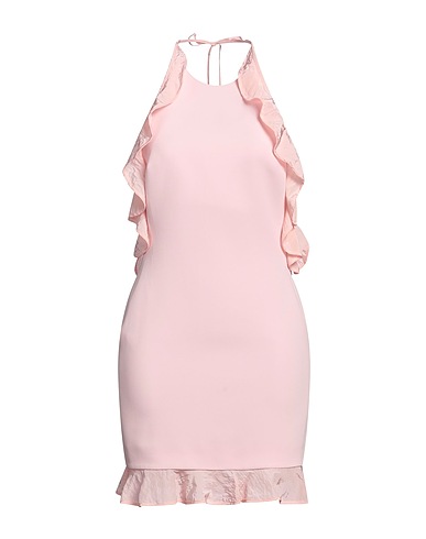 DAVID KOMA Short dress Pink 52% Acetate, 45% Viscose, 3% Elastane, Polyamide