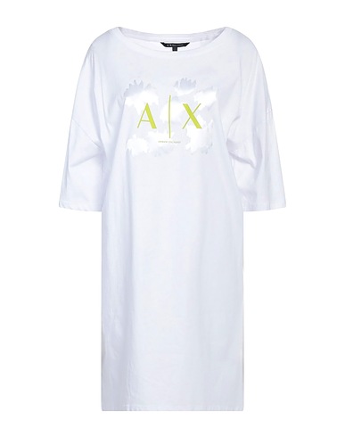ARMANI EXCHANGE Short dress White 100% Cotton