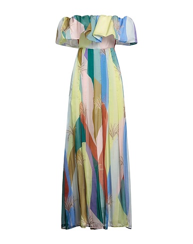 RAQUEL DINIZ Robe en soie Bleu 100% Soie