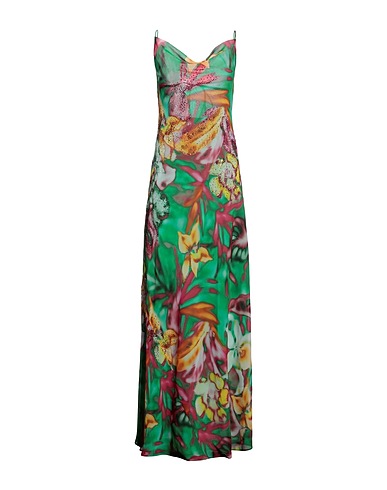 THE ANDAMANE Long dress Green 100% Polyester
