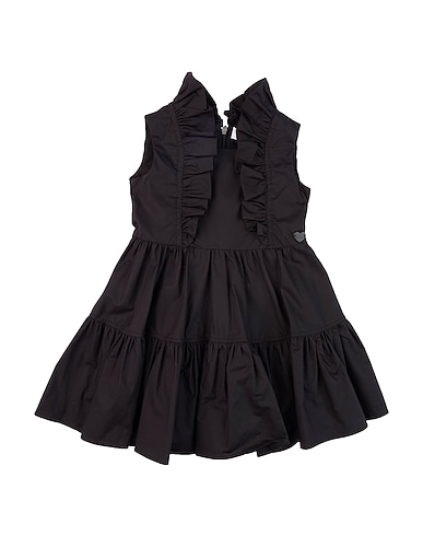 MONNALISA Vestito Baby  Nero 100% Cotone