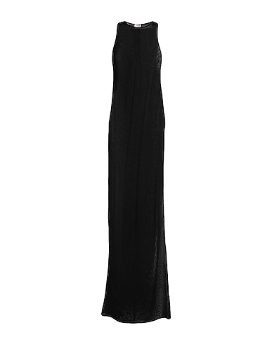 SAINT LAURENT Long dress Black 100% Viscose