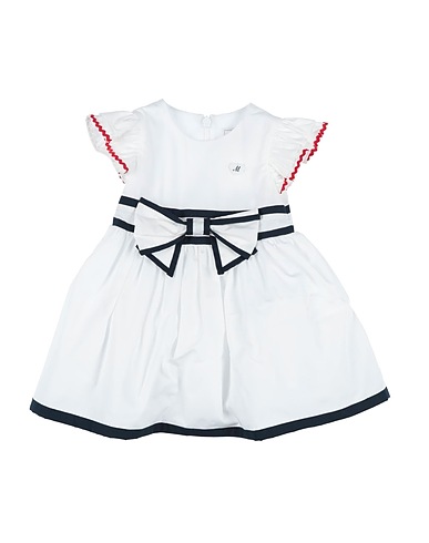 MONNALISA Vestido para bebé  White 100% Cotton