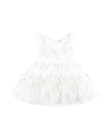 MONNALISA Babykleid Weiß 100% Polyester, Polyamid