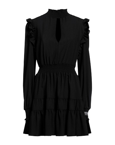 VERSACE JEANS COUTURE Vestito corto Nero 100% Poliestere
