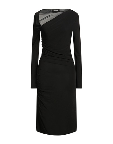 DSQUARED2 Vestido de tubo Negro 100% Viscosa