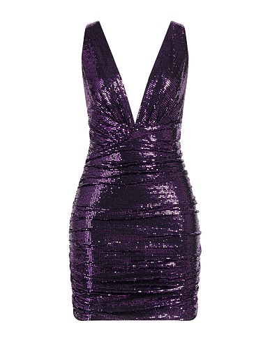 ALEXANDRE VAUTHIER Sheath dress Purple 87% Polyamide, 8% Polyester, 5% Elastane