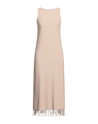 ARCHIVIO B Midi dress Beige 100% Cotton