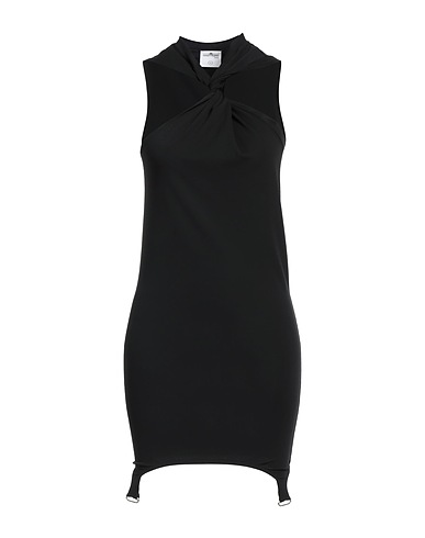 COURRÈGES Sheath dress Black 95% Viscose, 5% Elastane