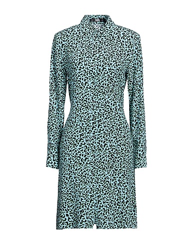 KARL LAGERFELD Vestito chemisier Blu chiaro 63% Viscosa EcoVero™, 37% Viscosa