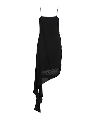 GRIFONI Short dress Black 69% Acetate, 31% Silk