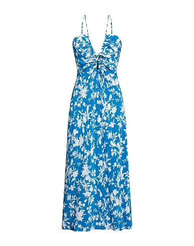 SHONA JOY Robe en soie Bleu d'azur 100% Soie
