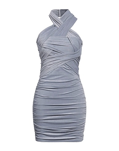 ALEXANDER WANG Sheath dress Grey 66% Acetate, 25% Polyester, 9% Elastane