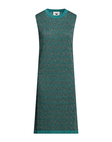 M MISSONI Sheath dress Turquoise 44% Viscose, 34% Wool, 22% Metallic fiber