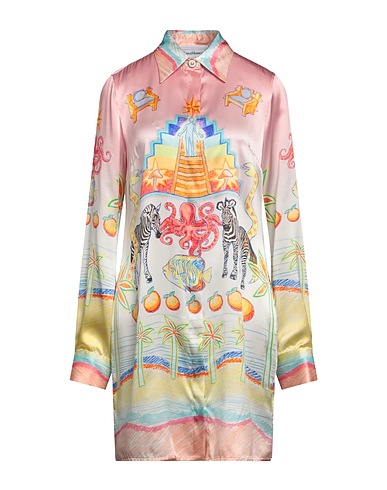 CASABLANCA Shirt dress Light pink 100% Silk