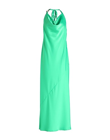 HANITA Long dress Light green 100% Polyester