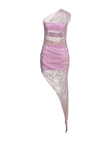 GIUSEPPE DI MORABITO One-shoulder dress Mauve 100% Polyamide, Elastane