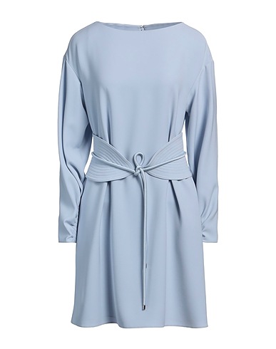 EMPORIO ARMANI Short dress Sky blue 100% Polyester
