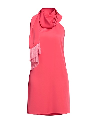 VICOLO Short dress Coral 96% Polyester, 4% Elastane
