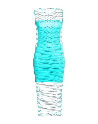 PATRIZIA PEPE Midi dress Turquoise 100% Polyester